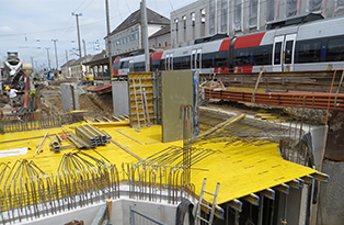 Bahnhof Attnang-Puchheim, Baulos 2 u. 3; ALPINE Bau GmbH bzw. ARGE ALPINE – PORR *
